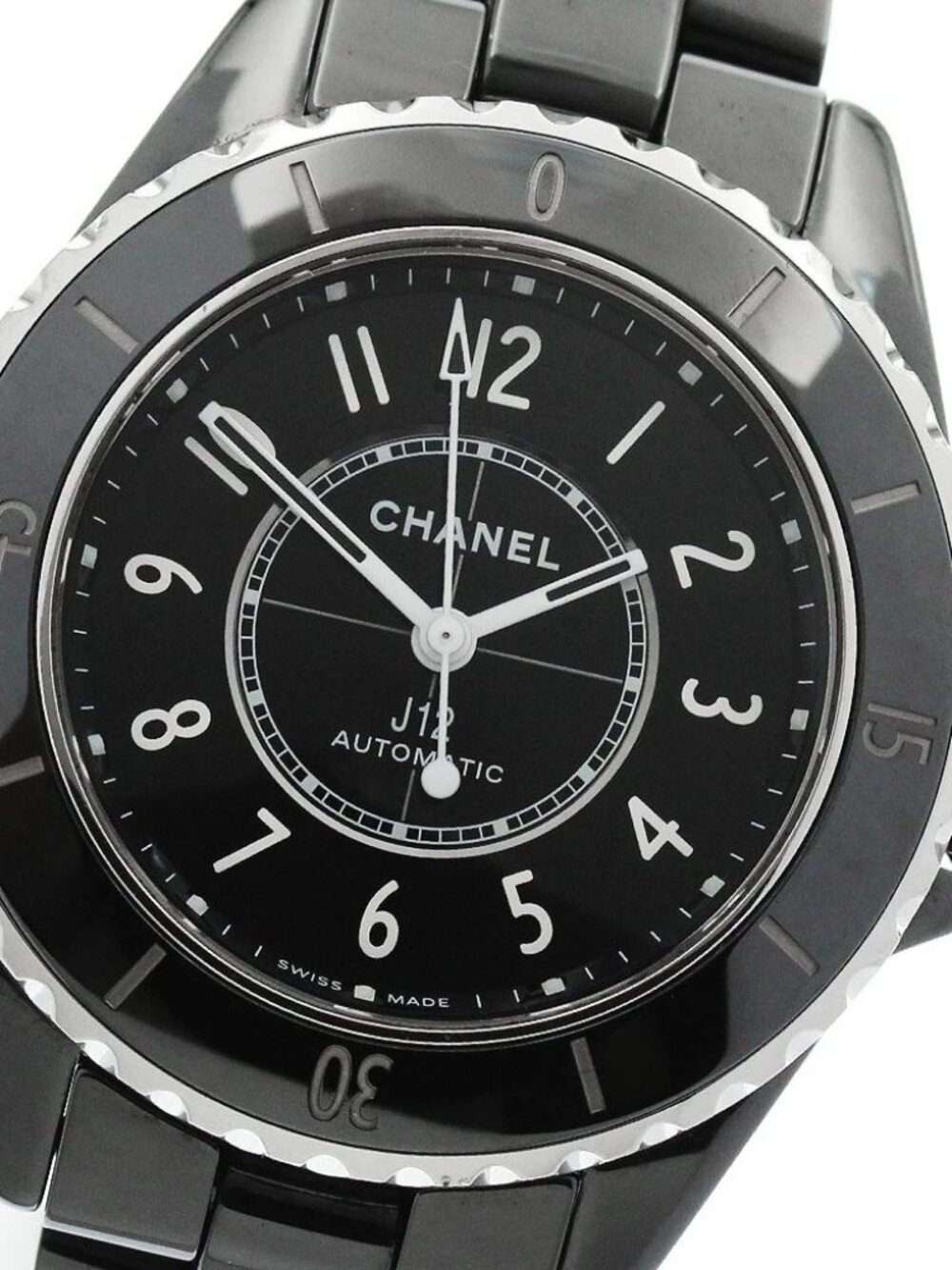 CHANEL J12 Calibre 12.2 H5696 Black ceramic Automatic Ladies Watch_948877
